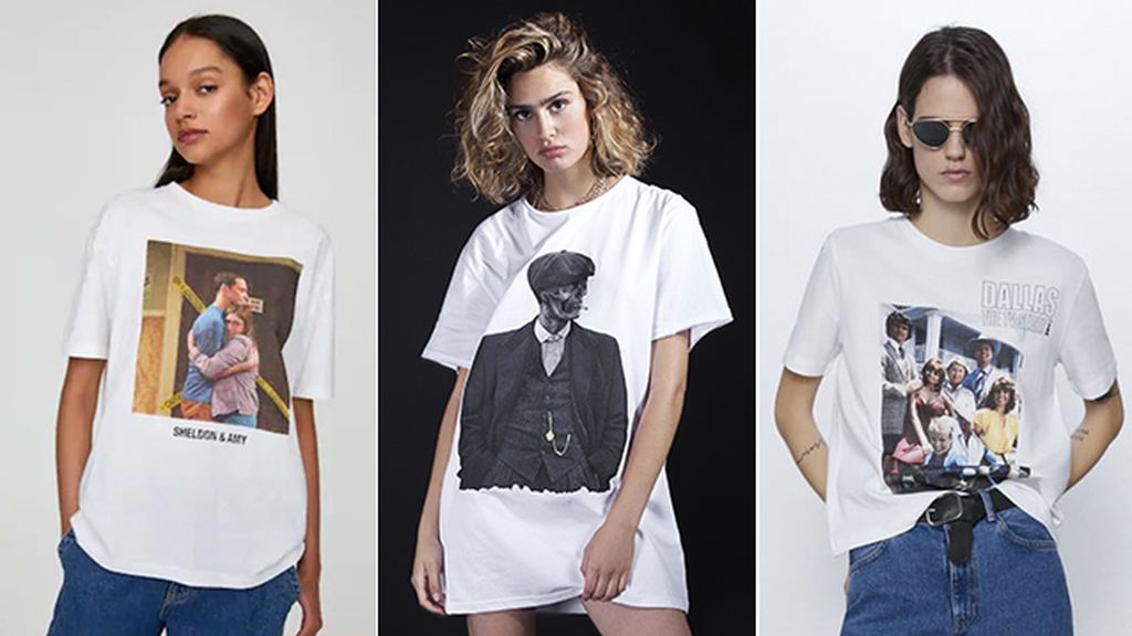 Camisetas de Pull & Bear, Le Crâne y Zara