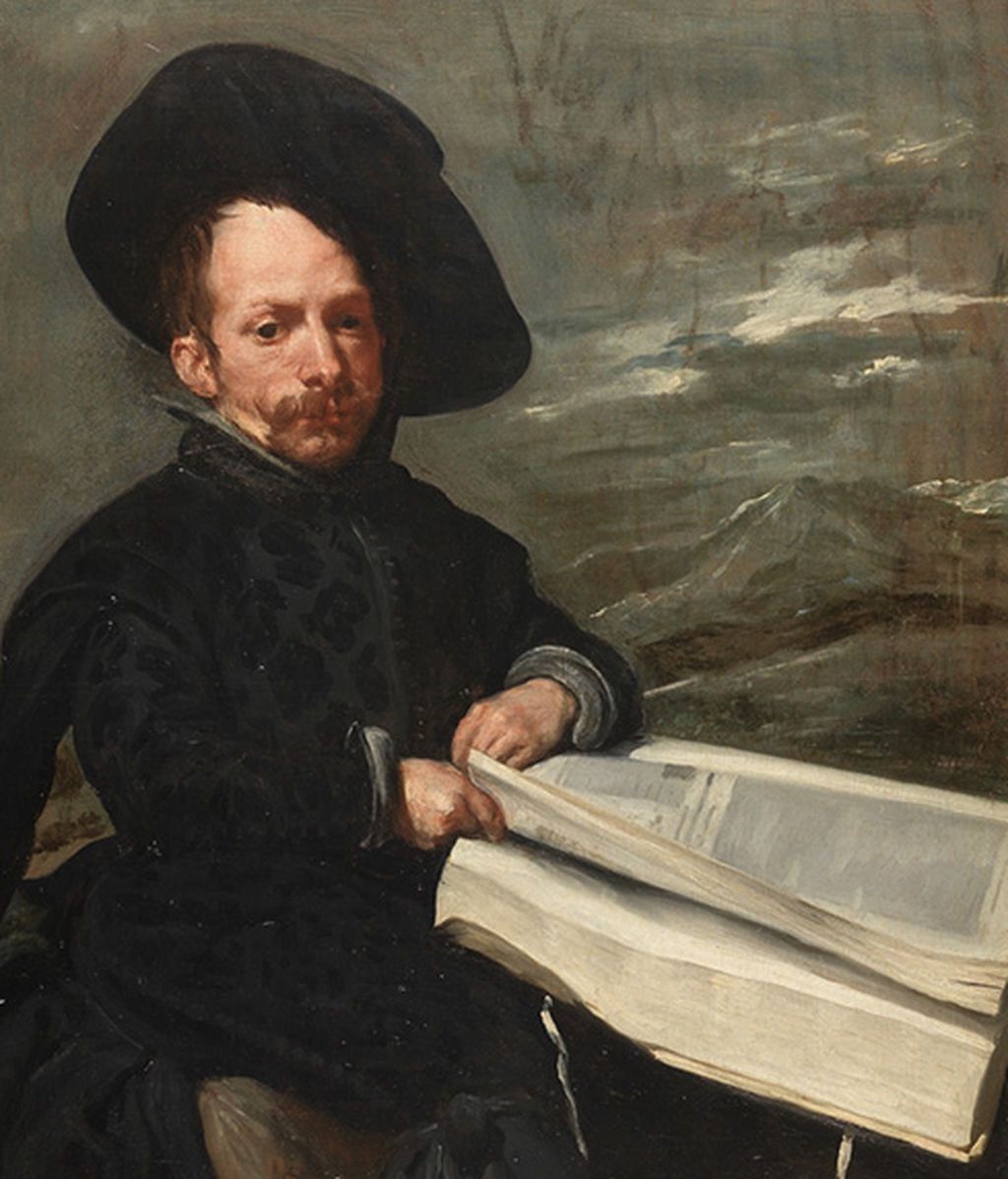 Bufón con libros, de Velázquez
