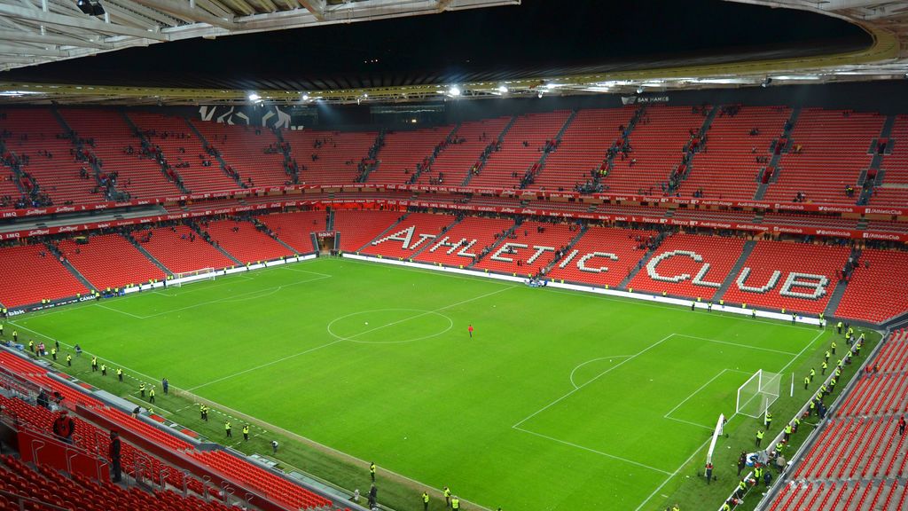 interior de San Mamés, estadio del Athletic Club