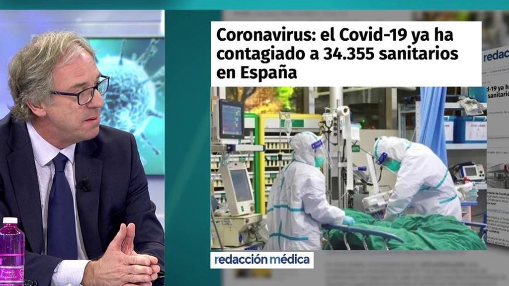 Jefe de Urgencias Hospital Clínico San Carlos: "Parece que el virus muta poco y eso será bueno para la vacuna"
