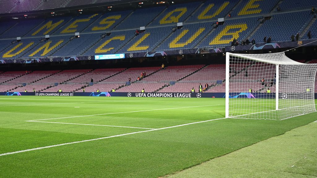 interior del Camp Nou, estadio del FC Barcelona