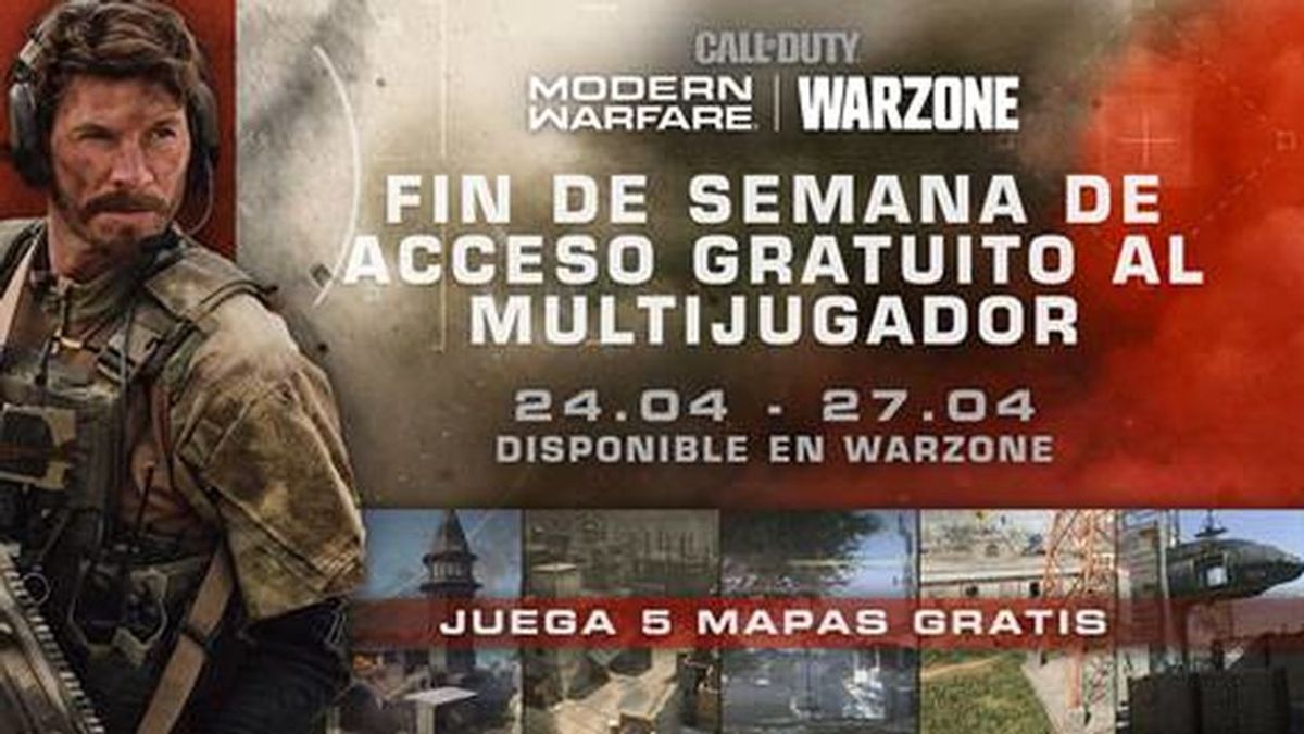 Juega gratis al multijugador de Call of Duty Modern Warfare
