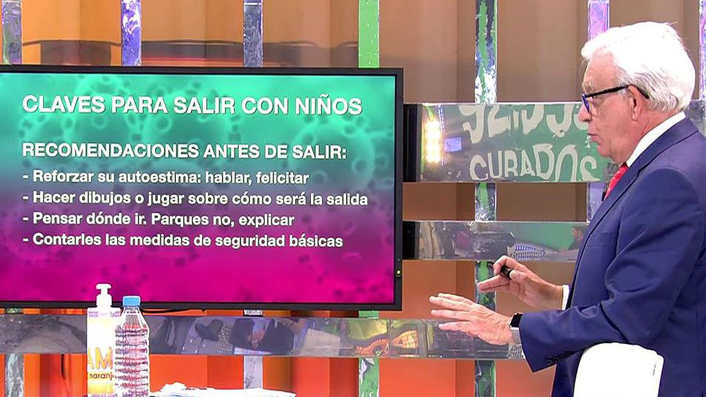 Claves para la salida de los niños durante el confinamiento: la regla de los cuatro unos