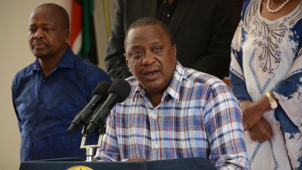 El presidente de Kenia, Uhuru Kenyatta