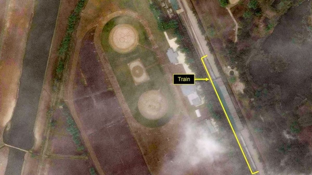 Un satélite localiza el tren de Kim Jong Un en un balneario de Corea del Norte