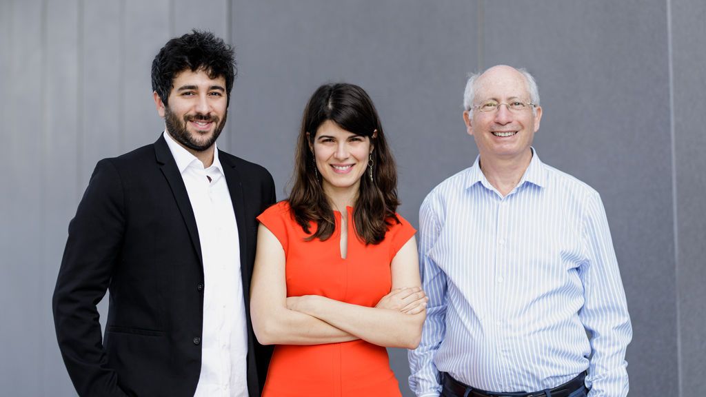 Yonathan Amir (izquierda) Kira Radinsky (centro) y Moshe Shoham (derecha), fundadores de Diagnostic Robotics