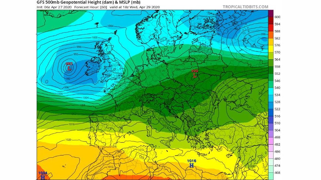 500hpa miercoles