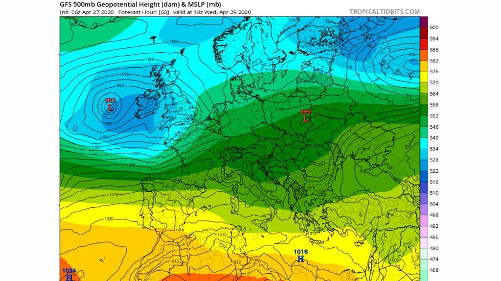 500hpa miercoles