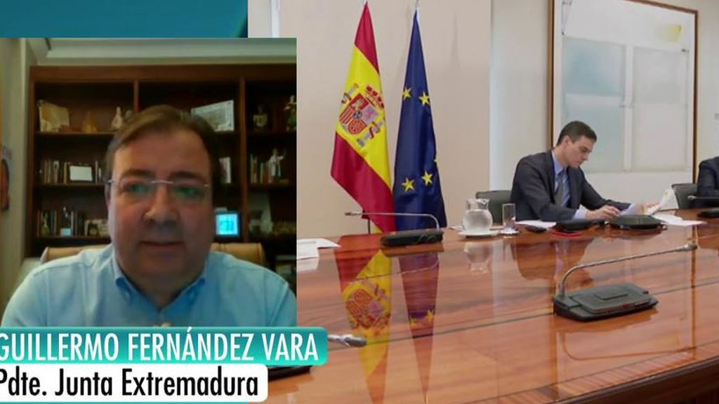 Presidente de la Junta de Extremadura: "Las decisiones no las están tomando los políticos, sino los científicos"