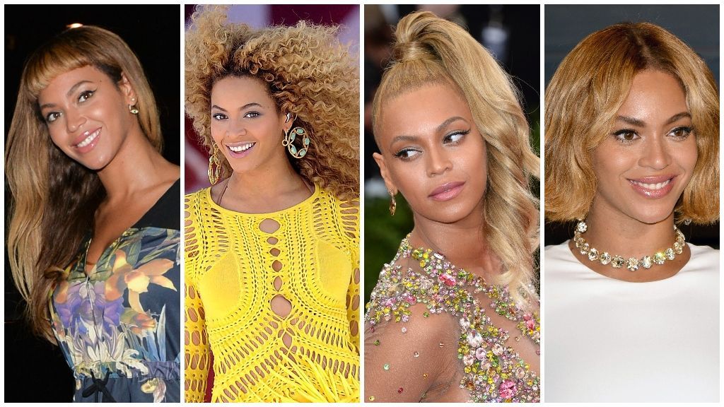 Beyoncé y sus continuos cambios de look.