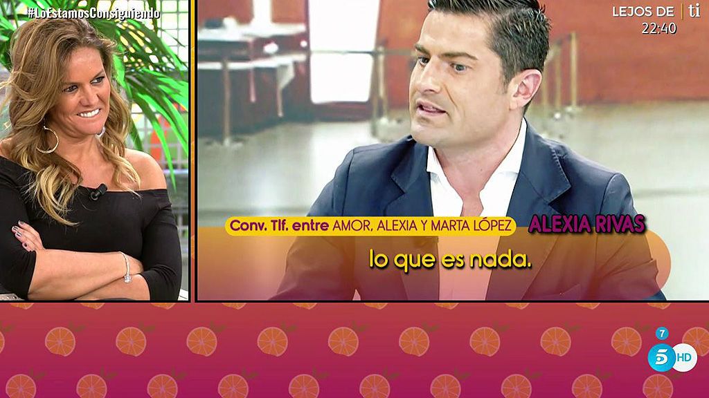 Marta López, a Alexia Rivas: "Espabila"