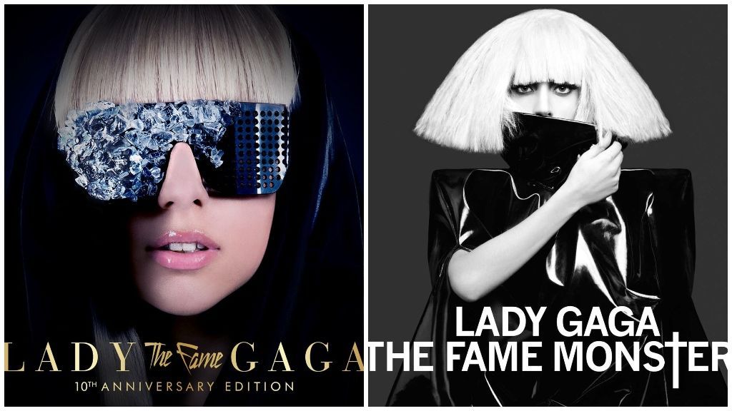 Los dos primeros álbumes de Lady Gaga.