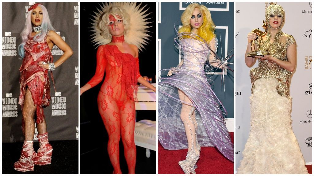 Algunos de los looks más extravagantes de Lady Gaga.