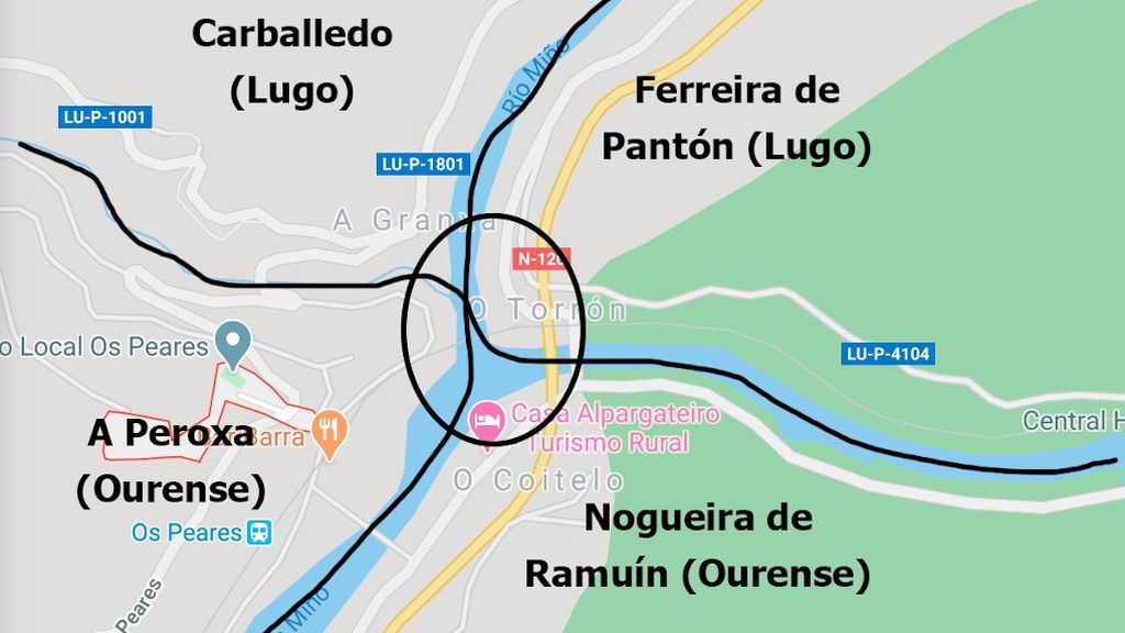 Así es el territorio de Os Peares