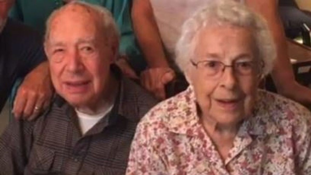 Se dan el último "te quiero" antes de morir con horas de diferencia: llevaban casados 73 años