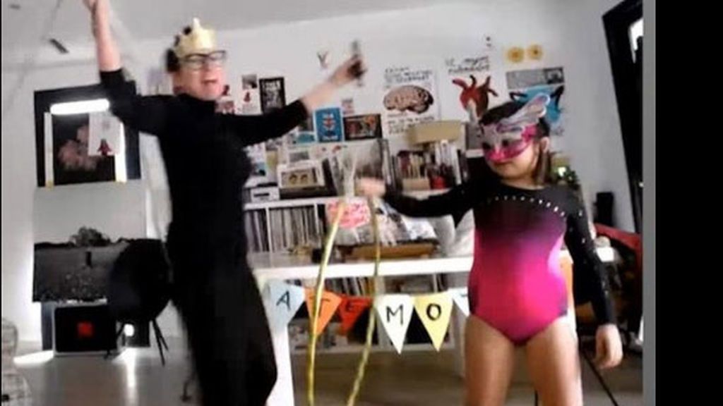Silvia Abril y su hija, en Late Motiv