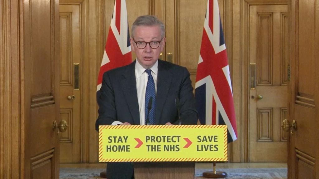 El ministro de Gabinete del Gobierno británico, Michael Gove