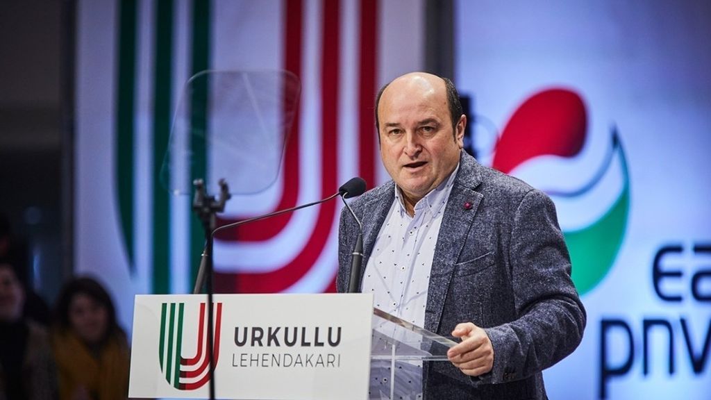 El presidente del PNV, Andoni Ortuzar El presidente del PNV, Andoni Ortuzar