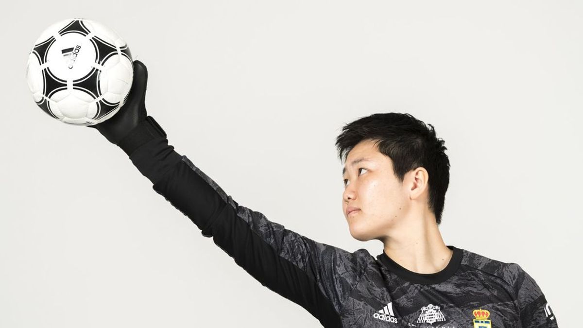 Kanae Fukumura, portera japonesa del Real Oviedo Femenino Kanae Fukumura, portera japonesa del Real Oviedo Femenino