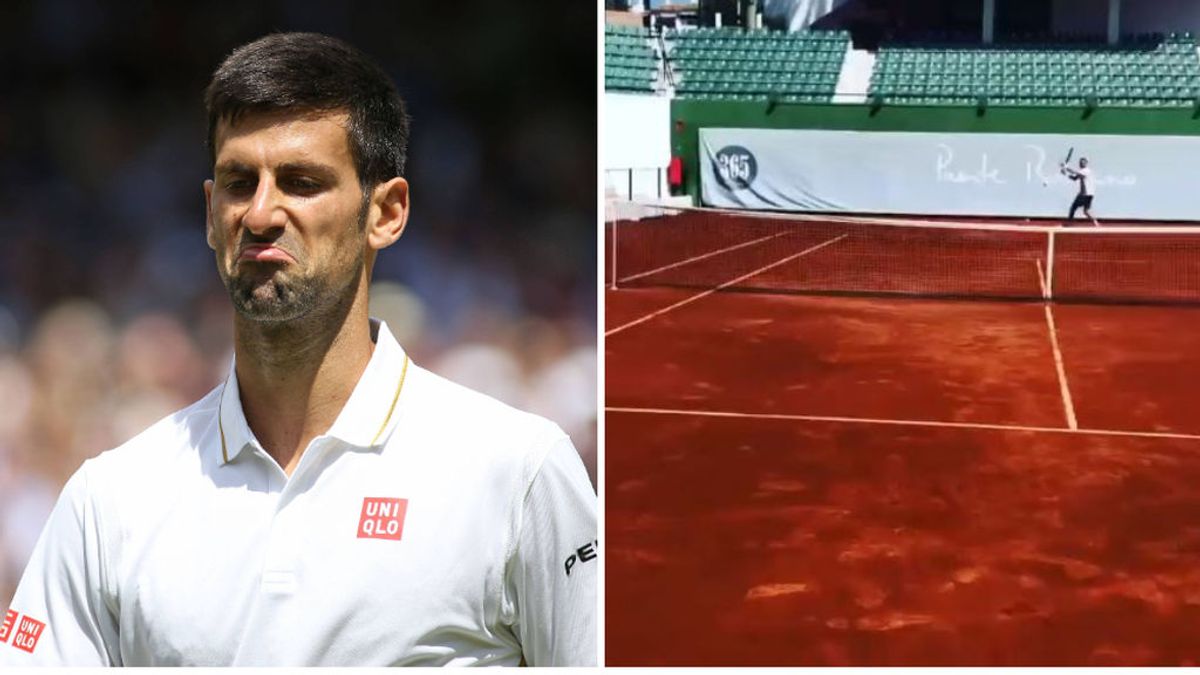 Djokovic se salta las medidas de la desescalada y entrena en Marbella acompañado y en la pista de un club de tenis