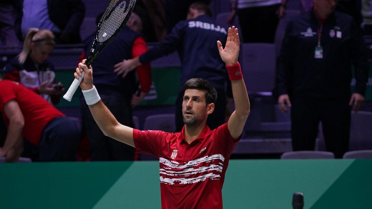 Djokovic vuelve a entrenar Djokovic vuelve a entrenar