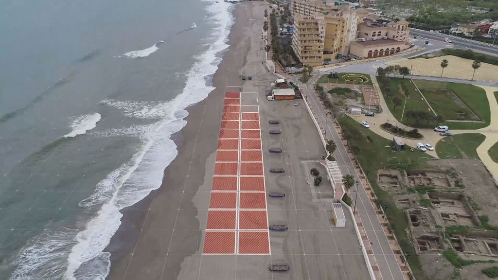 Se parcela la playa a través de un software aéreo