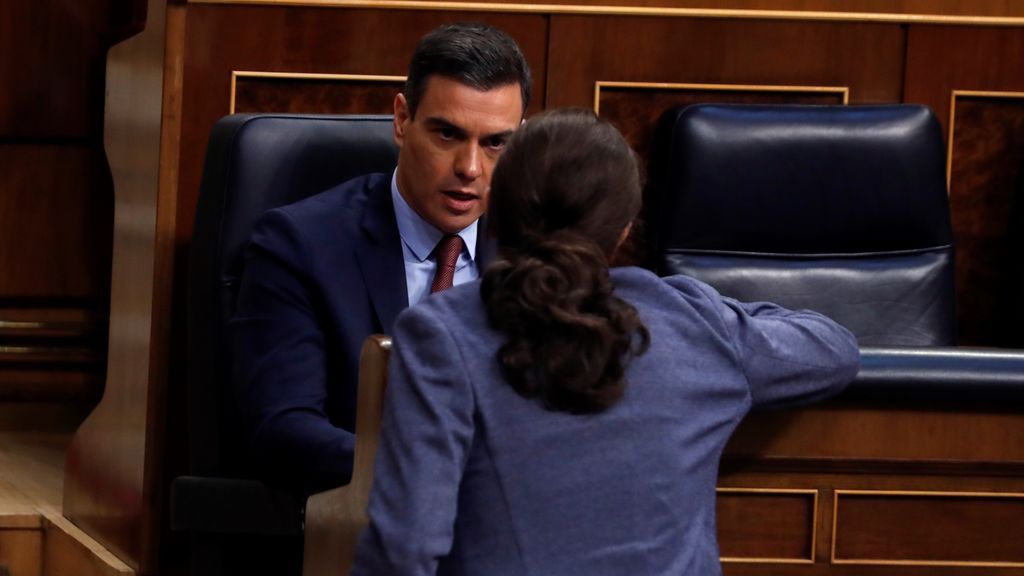 Sánchez e Iglesias, en el Congreso