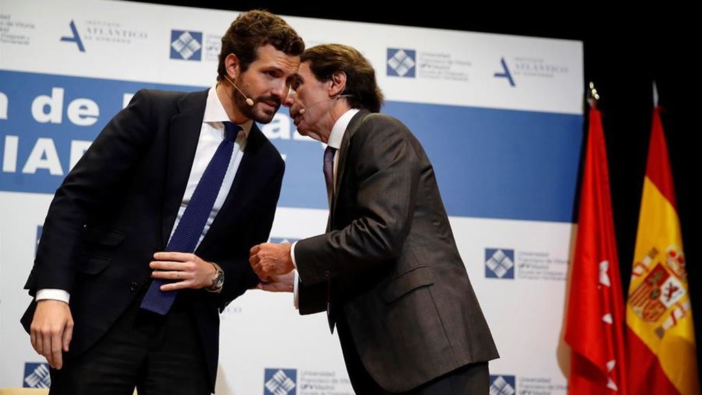 Aznar al rescate de Casado: FAES recuerda a Arrimadas la fábula de 'la rana y el escorpión' Aznar al rescate de Casado: FAES recuerda a Arrimadas la fábula de 'la rana y el escorpión'