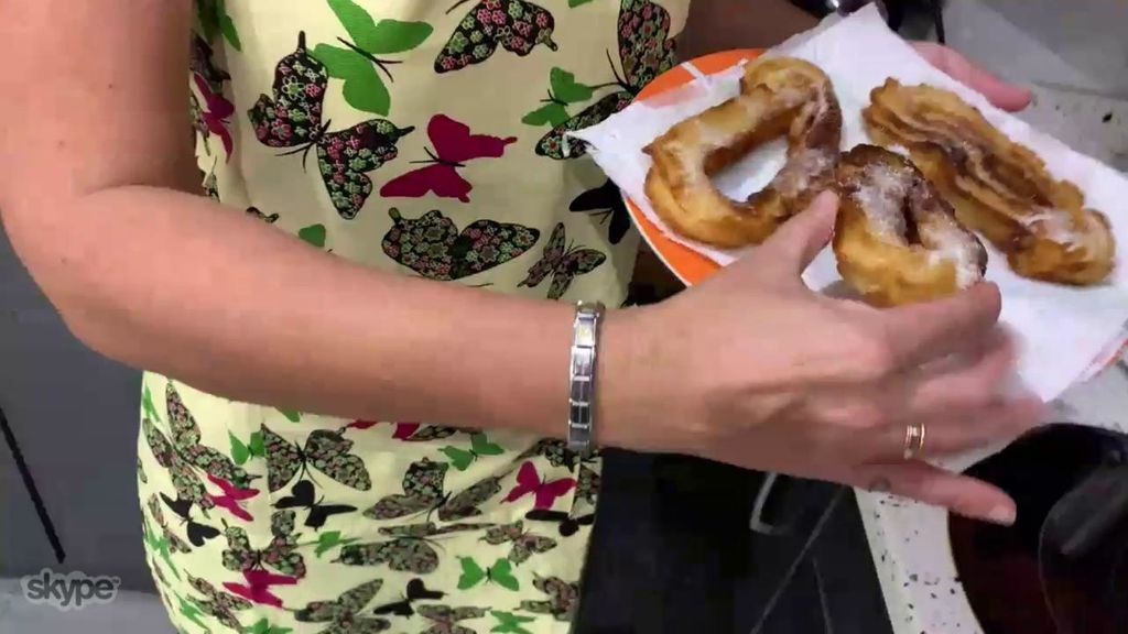 Belén Esteban muestra orgullosa sus churros