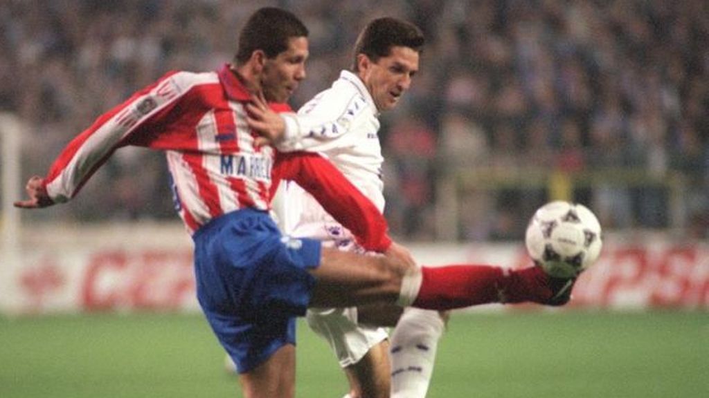 Simeone, en su etapa de jugador del Atleti