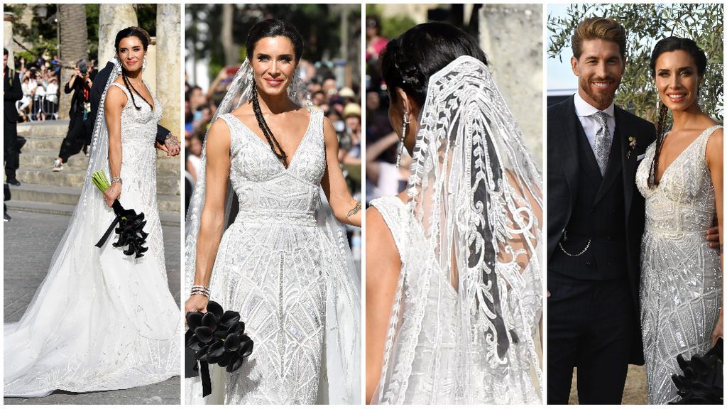 Pilar Rubio, en su boda.