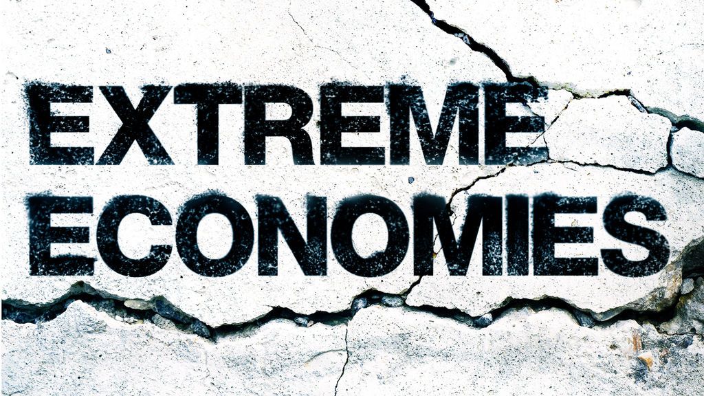 Detalle de la portada del libro Extreme Economies (Ed. Farrar, Straus and Giroux, 2019).