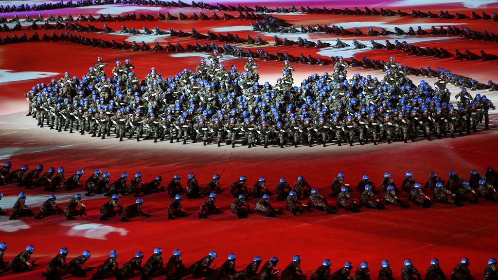 Ceremonía de los Juegos Mundiales Militares de Wuhan en octubre