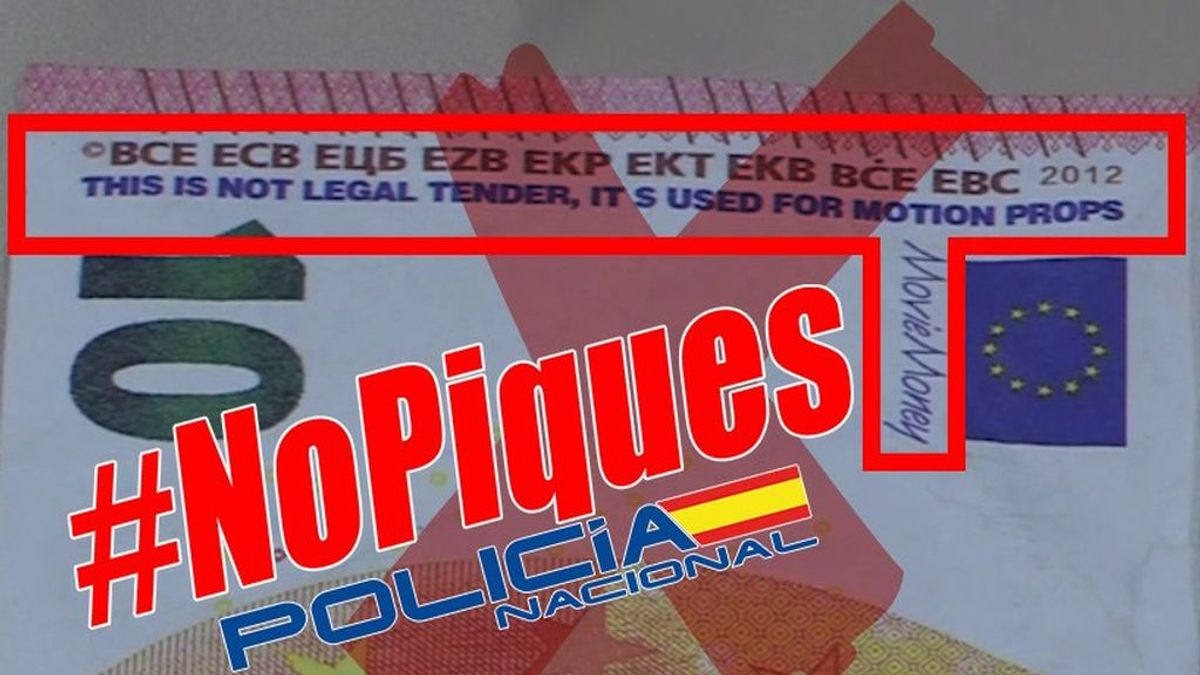 El vídeo de la Policía Nacional para ayudar a identificar billetes falsos que circulan en toda España El vídeo de la Policía Nacional para ayudar a identificar billetes falsos que circulan en toda España