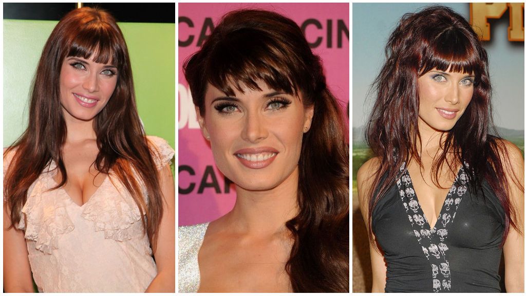 Pilar Rubio siempre ha sido muy fiel a su flequillo.