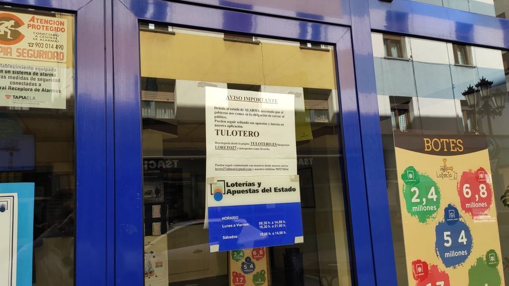 Las administraciones de lotería no abrirán antes del 18 de mayo: "Necesitamos un permiso que aún no tenemos" Las administraciones de lotería no abrirán antes del 18 de mayo: "Necesitamos un permiso que aún no tenemos"