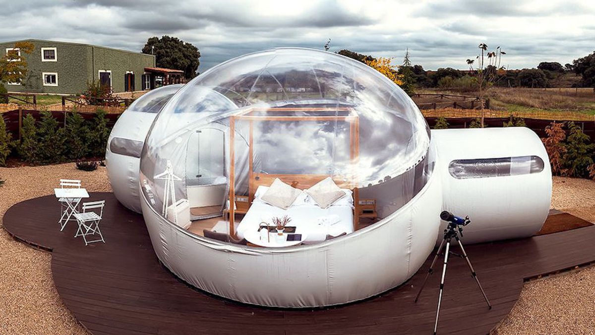 Dormir en una burbuja, nuevo lujo en plena naturaleza