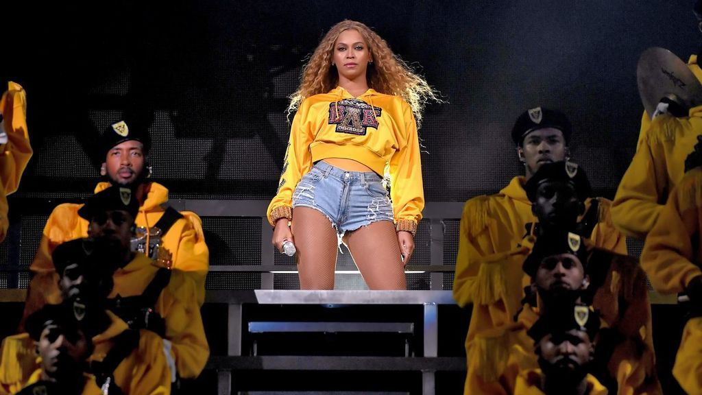 Beyoncé, durante el festival Coachella de 2018.