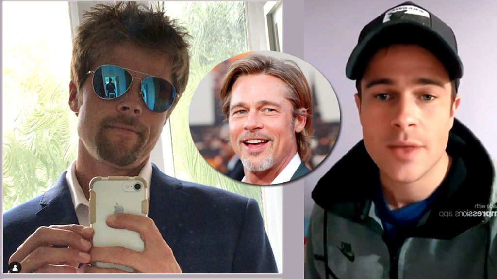 Brad Pitt y sus dobles en la red Brad Pitt y sus dobles en la red