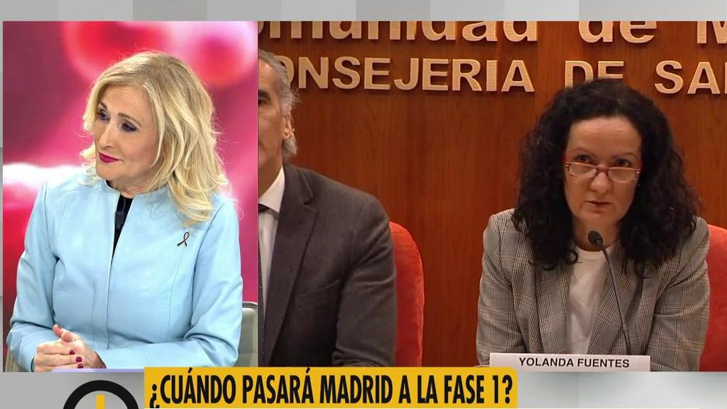 Cristina Cifuentes, sobre la dimisión de Yolanda Fuentes por no estar de acuerdo en que Madrid pasara a la fase 1: “Yo me lo hubiera pensado”