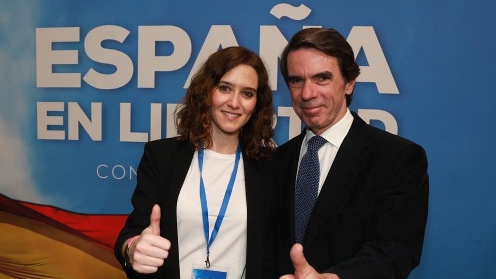 José María Aznar con Isabel Díaz Ayuso en una imagen de archivo José María Aznar con Isabel Díaz Ayuso en una imagen de archivo