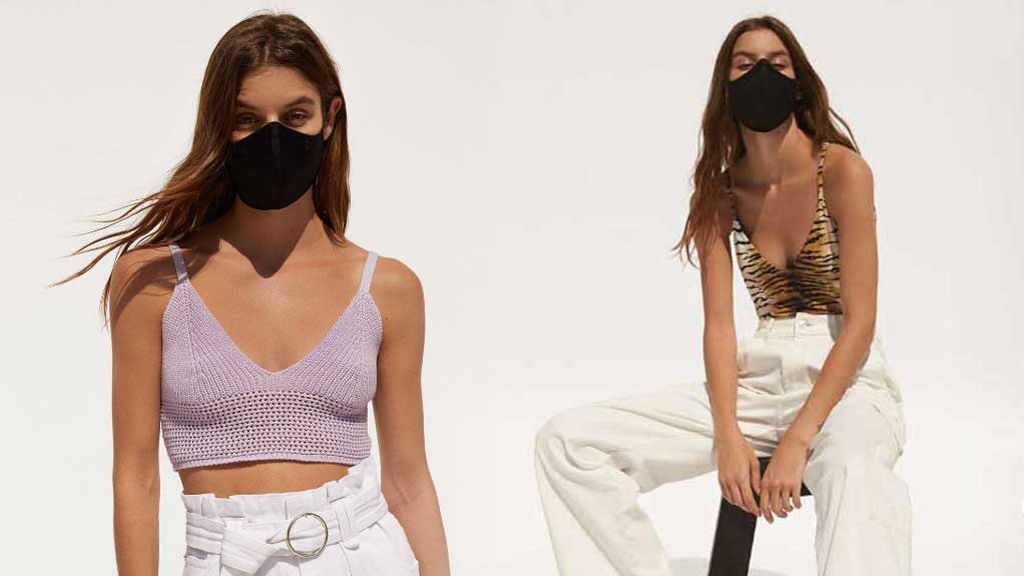 Las modelos de tiendas online ya posan con mascarilla: de normalizar su uso a convertise en tendencia