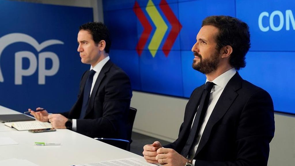 Pablo Casado preside el comité de dirección de su partido Pablo Casado preside el comité de dirección de su partido