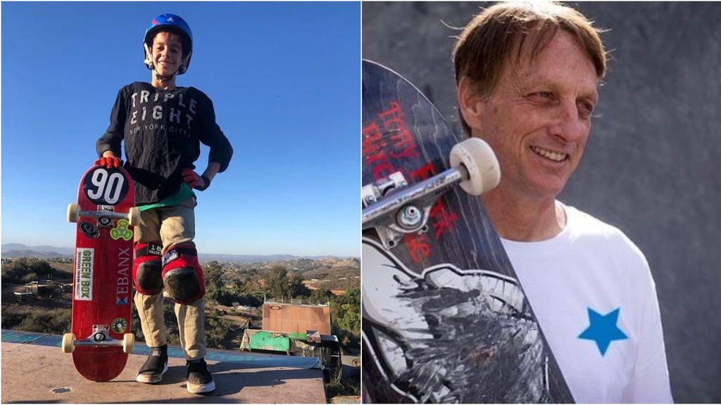 Un niño de 11 años consigue superar al patinador Tony Hawk al realizar un giro de 1080 grados Un niño de 11 años consigue superar al patinador Tony Hawk al realizar un giro de 1080 grados