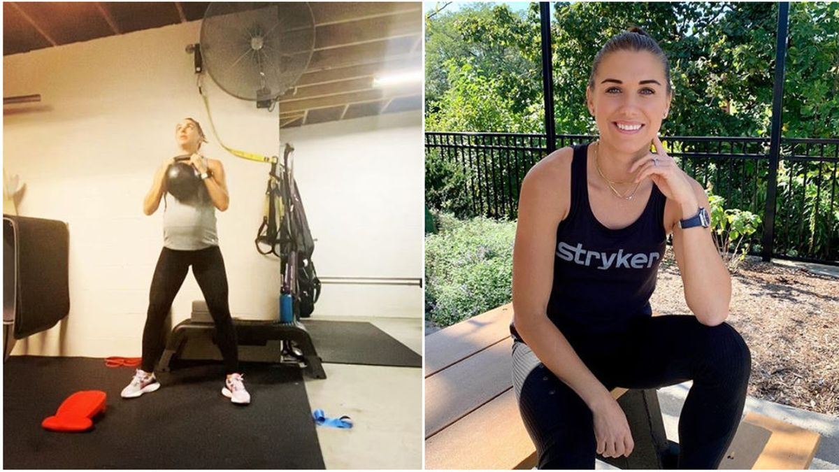 La futbolista Alex Morgan, que entrenó hasta los 8 meses de embarazo, presenta a su hija: "Mi super bebé" La futbolista Alex Morgan, que entrenó hasta los 8 meses de embarazo, presenta a su hija: "Mi super bebé"