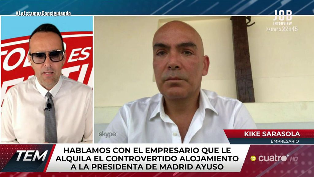 Habla Kike Sarasola, el empresario de los hoteles de Ayuso Todo es mentira 2020 Programa 337 GEO OK