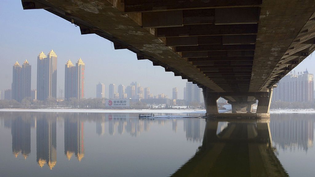 Vista de la ciudad de Songyuan, provincia de Jilin