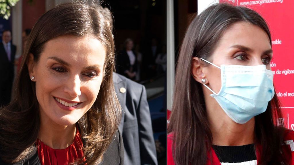 La reina Letizia, antes y durante la cuarentena