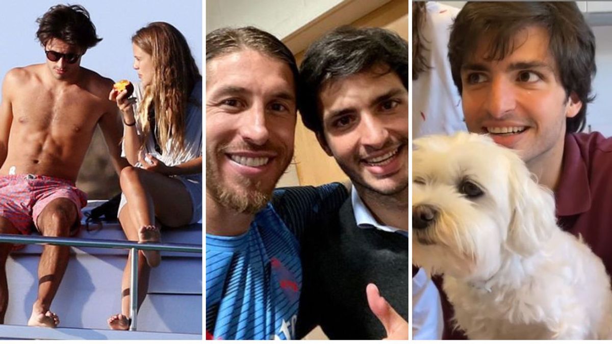 Los secretos de Carlos Sainz: su novia Isabel, su pasión por el Real Madrid y la devoción por su perrita Olivia