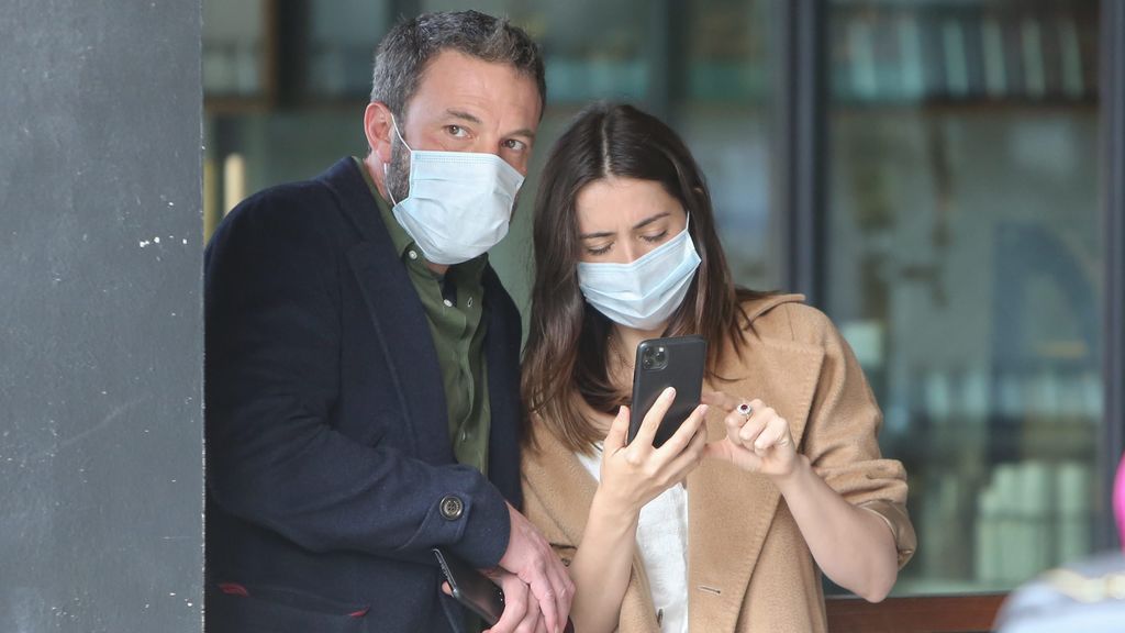 Ana de Armas y Ben Affleck, durante la cuarentena.